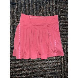 Women's Pleated Tennis Pink Skort (XL)